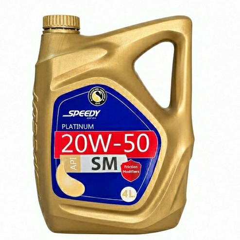 روغن موتور اسپیدی مدل پلاتینیوم 20W50 SM حجم 4 لیتر