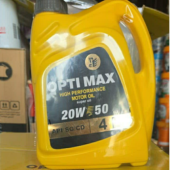 روغن موتور OPTI MAX 20W50 SG حجم 4 لیتر