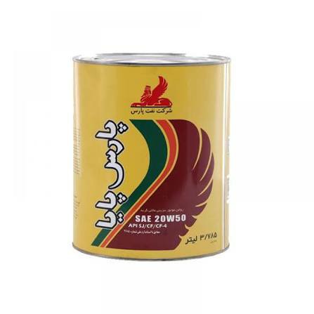 روغن موتور پارس پایا 20W50 SJ حجم 3.785 لیتر