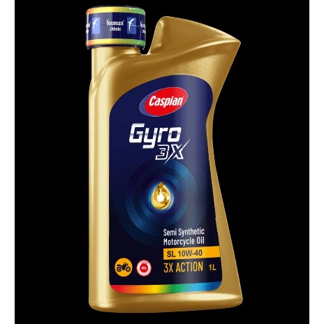 روغن موتور سیکلت جیرو 10W40 SL MA کاسپین حجم 1 لیتر