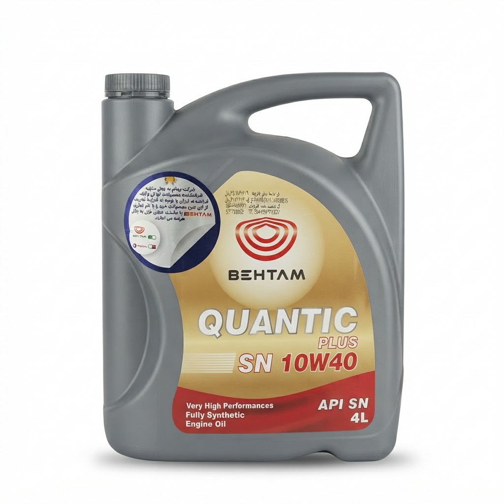 روغن موتور 10W40 SN plus بهتام حجم 4 لیتر(توتال سابق،ضمانت اصالت)