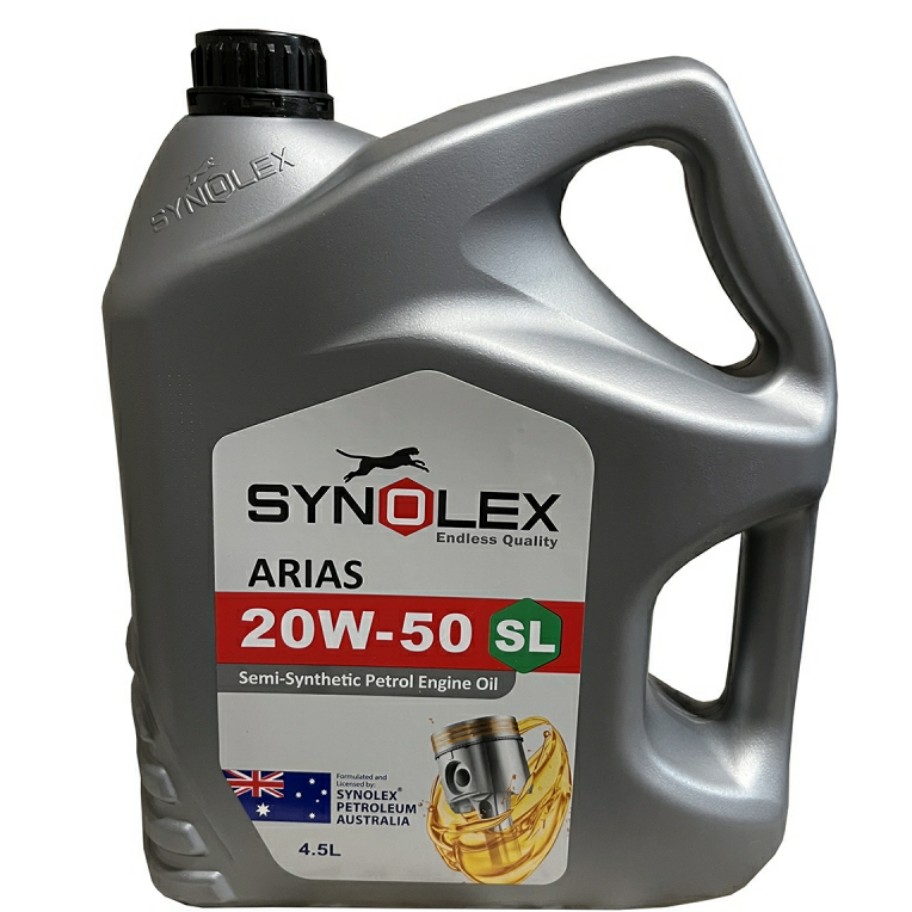 روغن موتور سینولکس مدل 20W50 SL حجم 4 لیتر