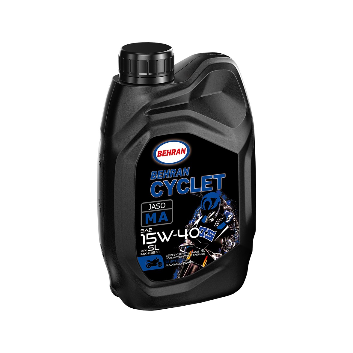 روغن موتور سیکلت SL 15w40 MA بهران حجم 1 لیتر